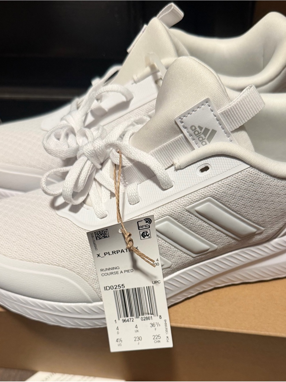 adidas Women's White Athletic Running Shoes - Sleek Mesh Design